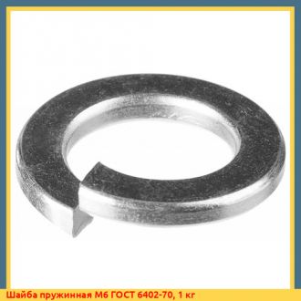 Шайба пружинная М6 ГОСТ 6402-70, 1 кг