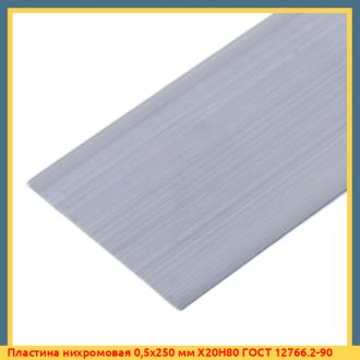 Пластина нихромовая 4,5х600 мм Х15Н60 ГОСТ 12766.2-90