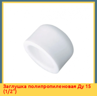 Заглушка полипропиленовая Ду 15 (1/2")